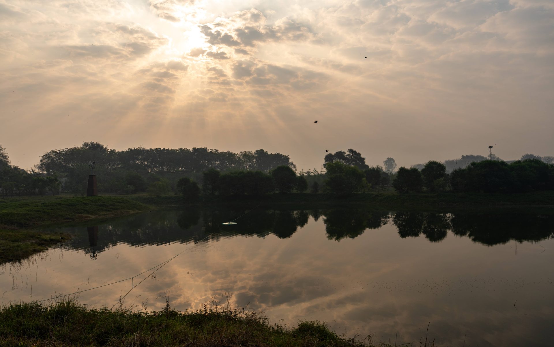 Anandam Jedva Lake winter ecosystem view by SG-8